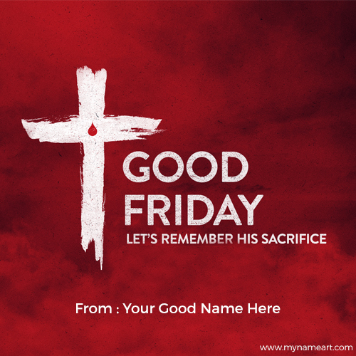 Want To Write Name On Jesus Christ Cross Image Red Hd