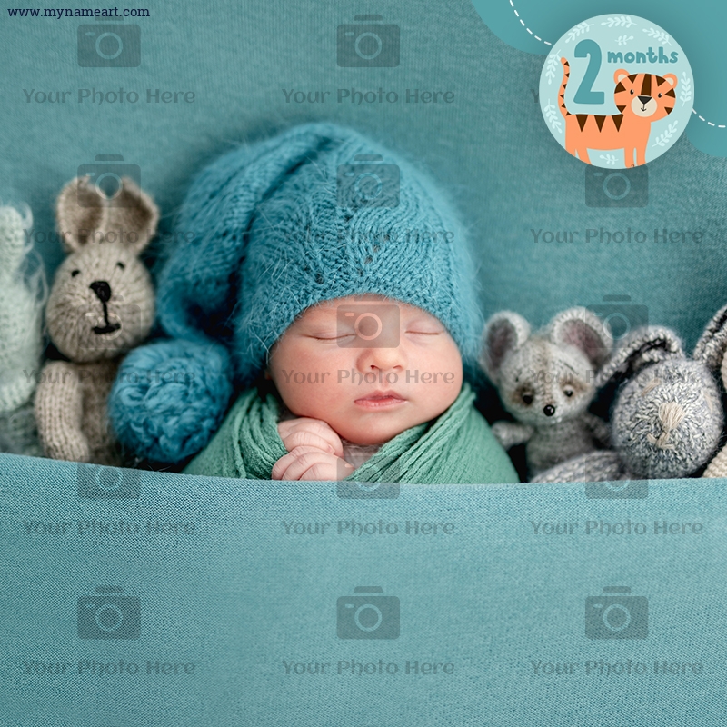 2 Months Old Milestone Picture Design Online