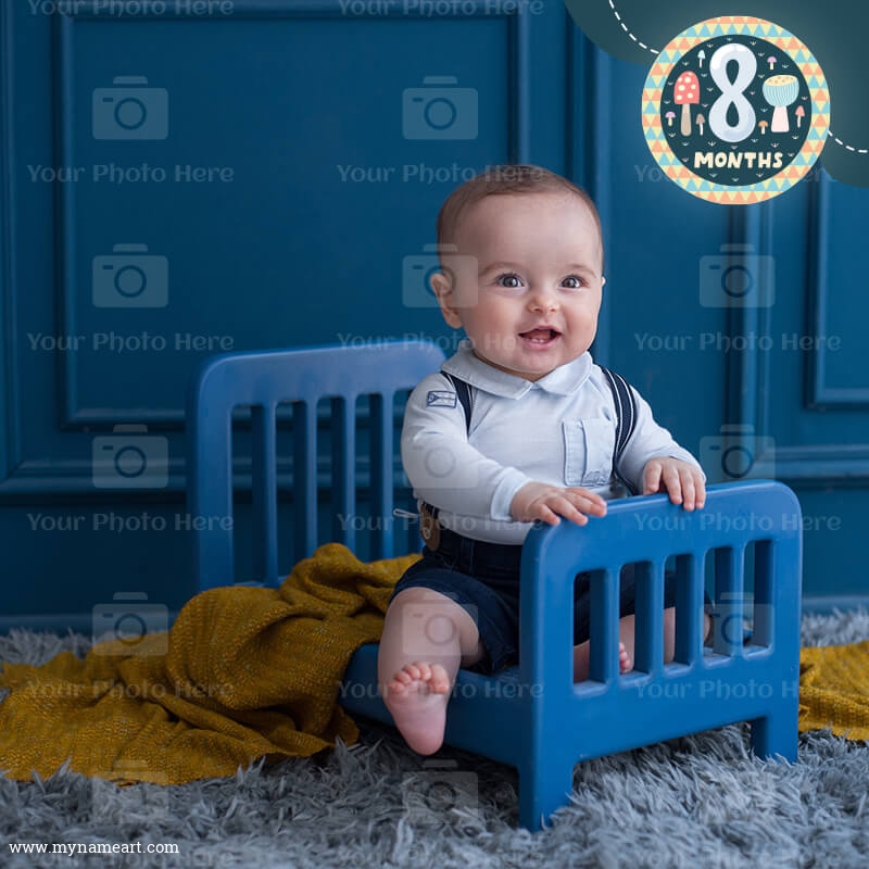 Baby Photo Editor Online For 8 Month Milestone