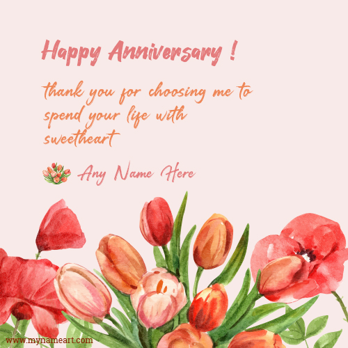 Personalized Anniversary Wishes For Husband - Add Name Now!