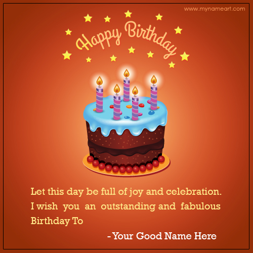 Write Name On Happy Birthday Cake Cards Best birthday wishes greetings cards, quotes, messages for friends and family. write name on happy birthday cake cards