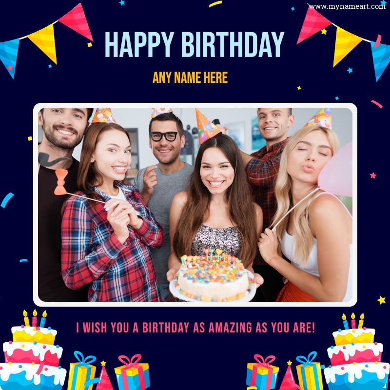 Birthday Photo Frame Make With Name Apps