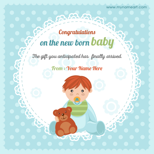 Create Online Congratulations On New Baby Born Picture