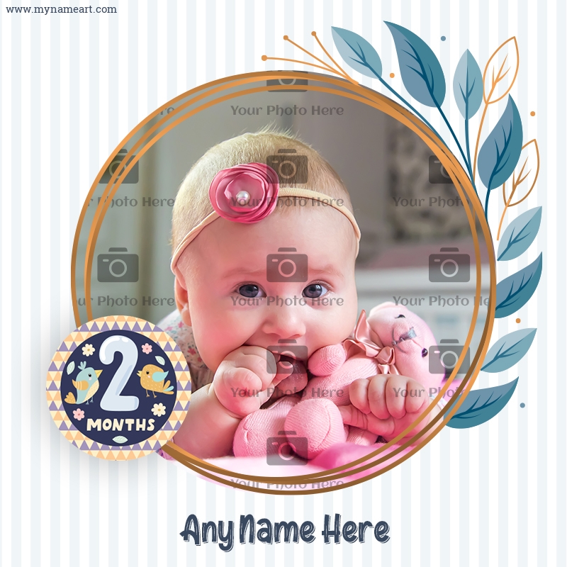 Create Baby Photo For Second Month Milestone