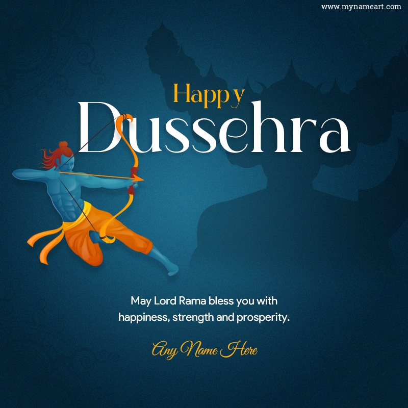 Happy Dussehra WhatsApp Message Image