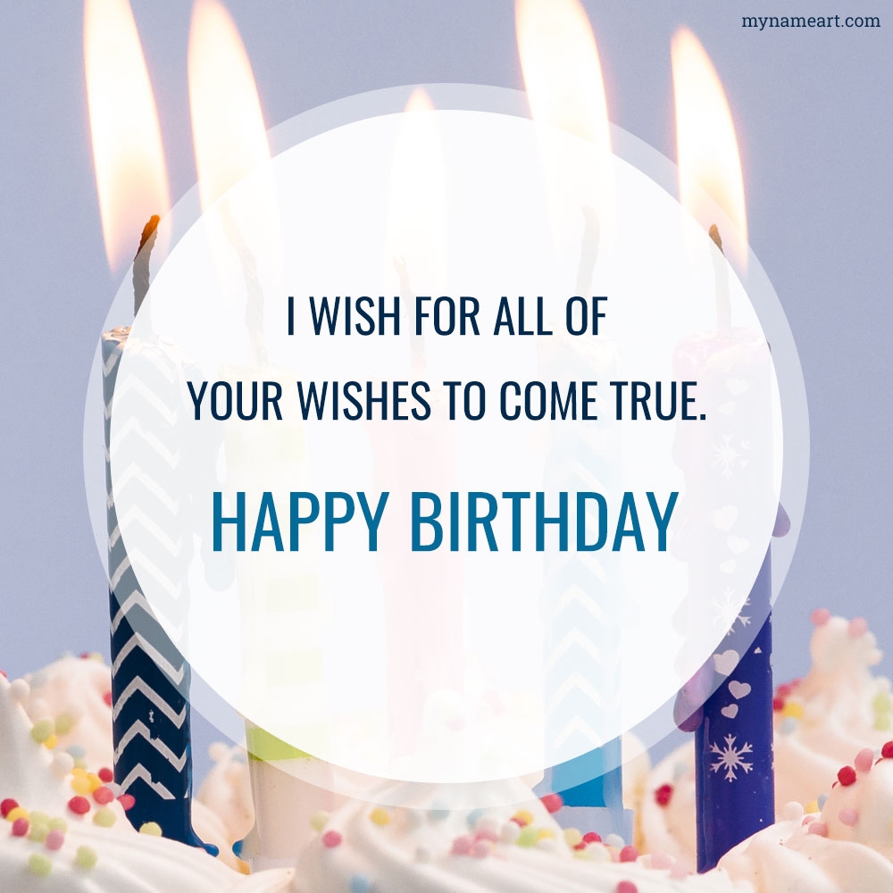 Birthday Wishes - Create Happy birthday wishes image with name