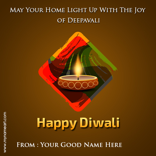 Write Your Name On Indian Festival Diwali Image