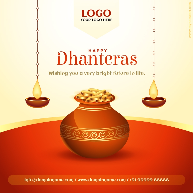 Design Dhanteras Greeting Cards In Minutes