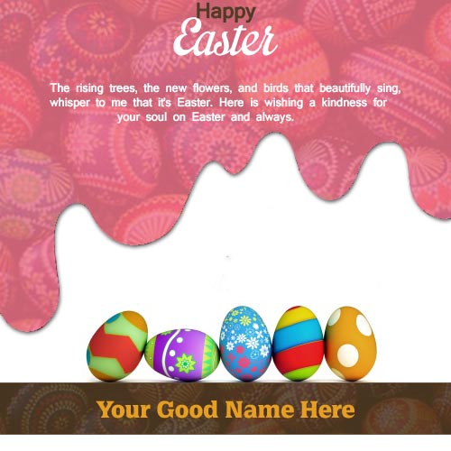 Happy Easter Sunday Wishes Card Make Online Free