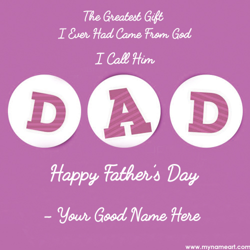 Happy Father's Day Name Pictures