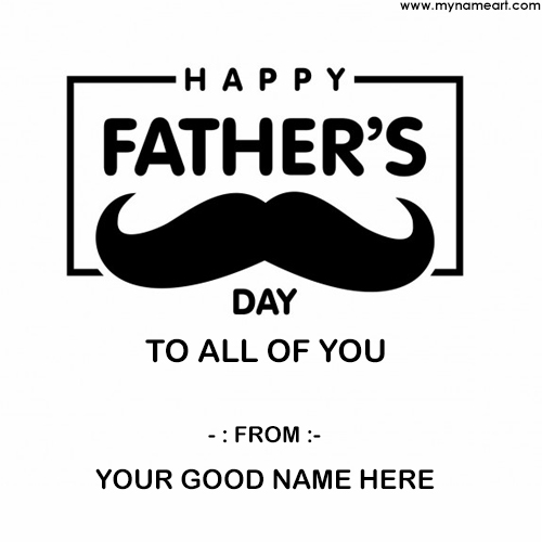 Father's Day Greetings With Name