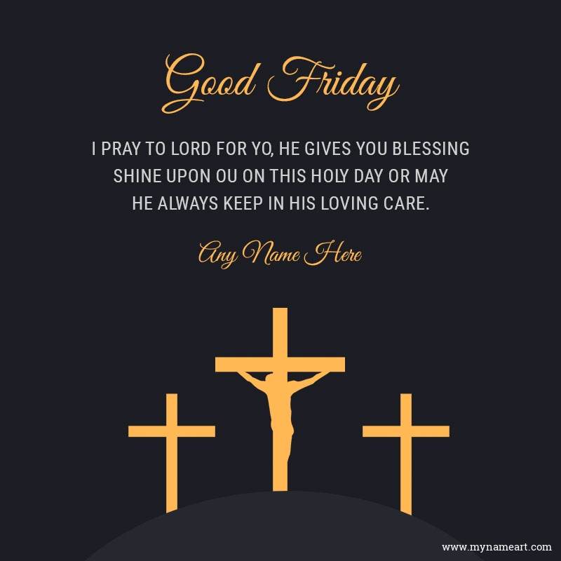 Good Friday Jesus Wish Greeting Card