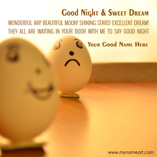 Write Name On Good Night Wishes Motivational Quotes 