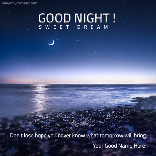 Good Night Sweet Dream Quotes With Message