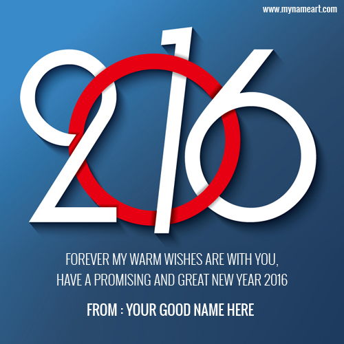 Edit Happy New Year Wishes Pics With My Name Online