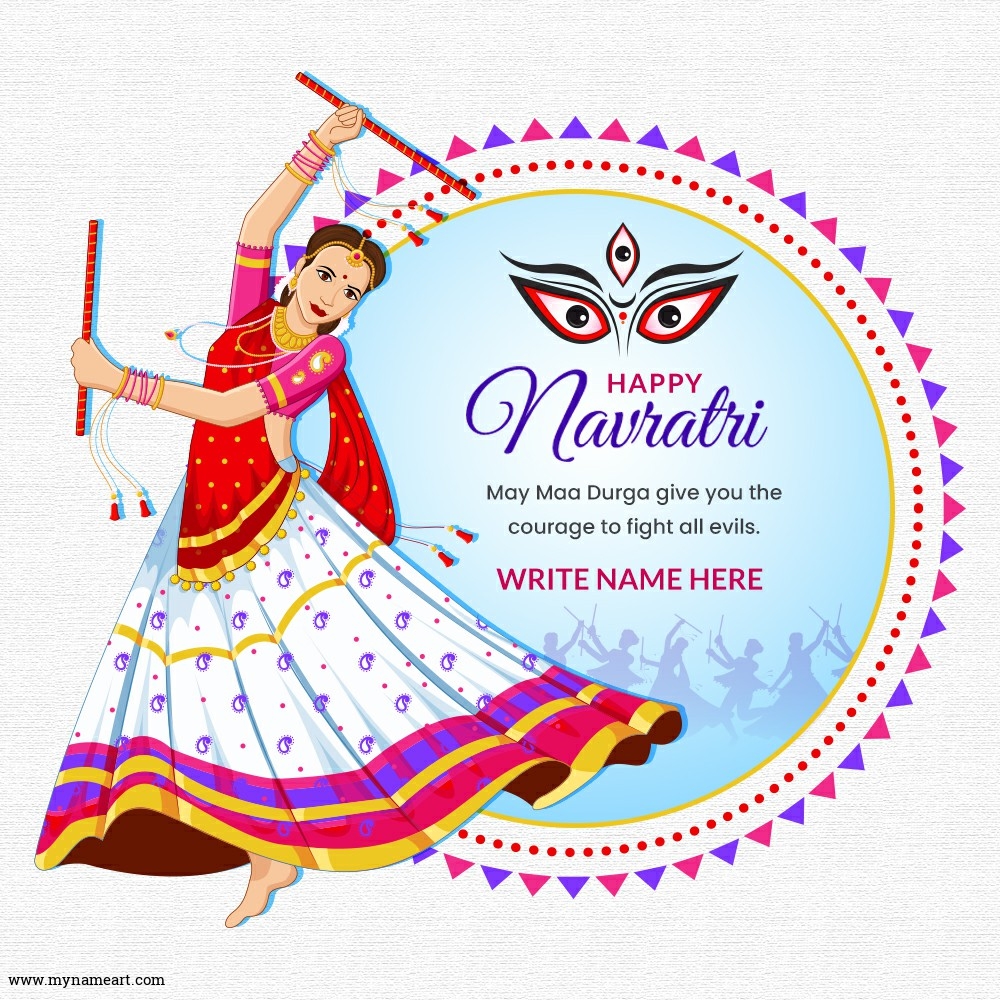Gujarati Festival Navratri Wish Picture