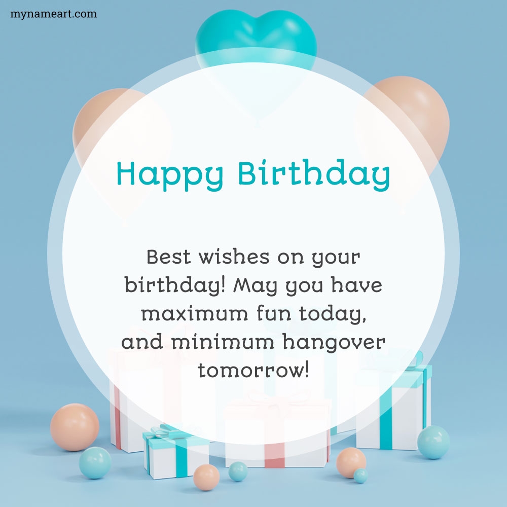 Happy Birthday Quotes On Design With Giftbox