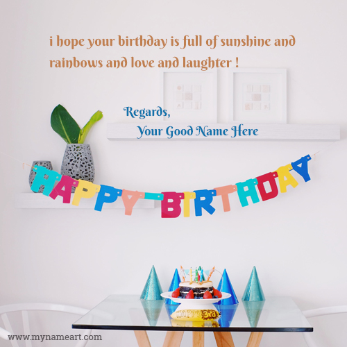 Happy Birthday Wishes Photo With Name Editing