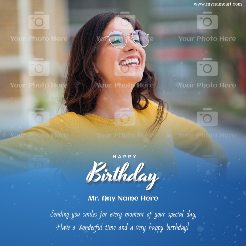 Birthday Wishes For Friend With Name And Photo