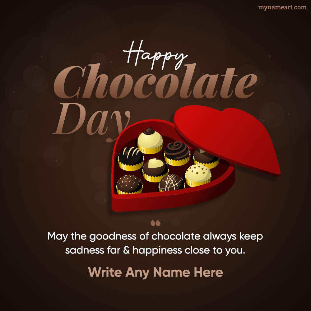 Happy Chocolate Day Image for cute couple