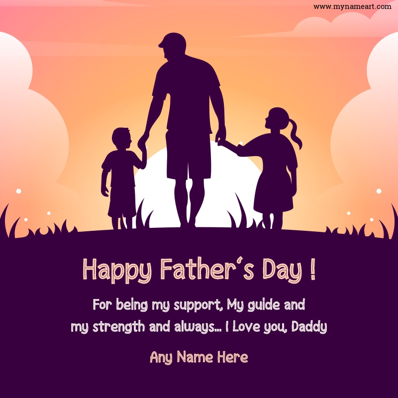 Happy fathers day quotes with my name, Father's day message for whatsa...