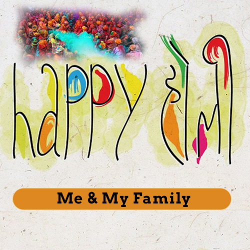 Happy Holi Hindi Text Image Create Online