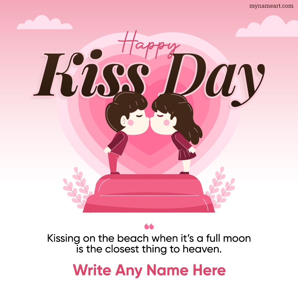 Happy Kiss Day 2023 With Name