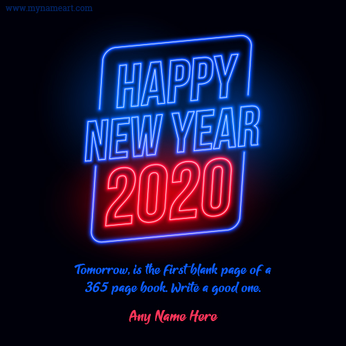 Happy New Year 2020 Status Image
