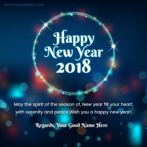 Prosperous New Year With Name