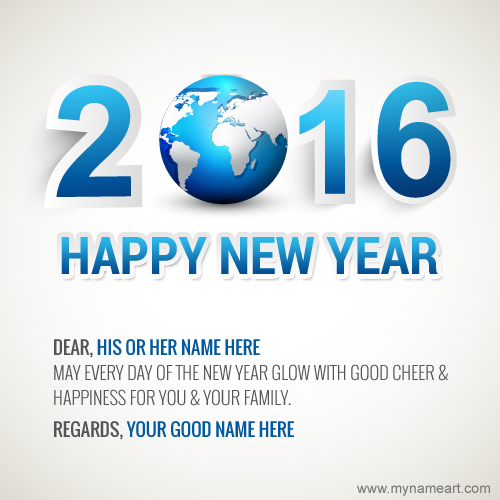 The Best New Year Wishes Name Pictures Ever Free Download With Your Name