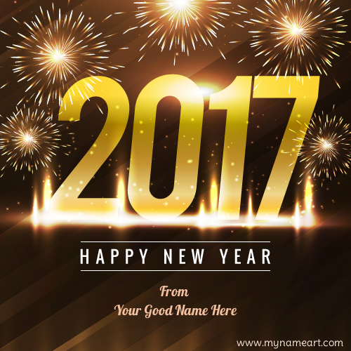 Write Name On 3d 2017 Text In Fireworks Background Pictures