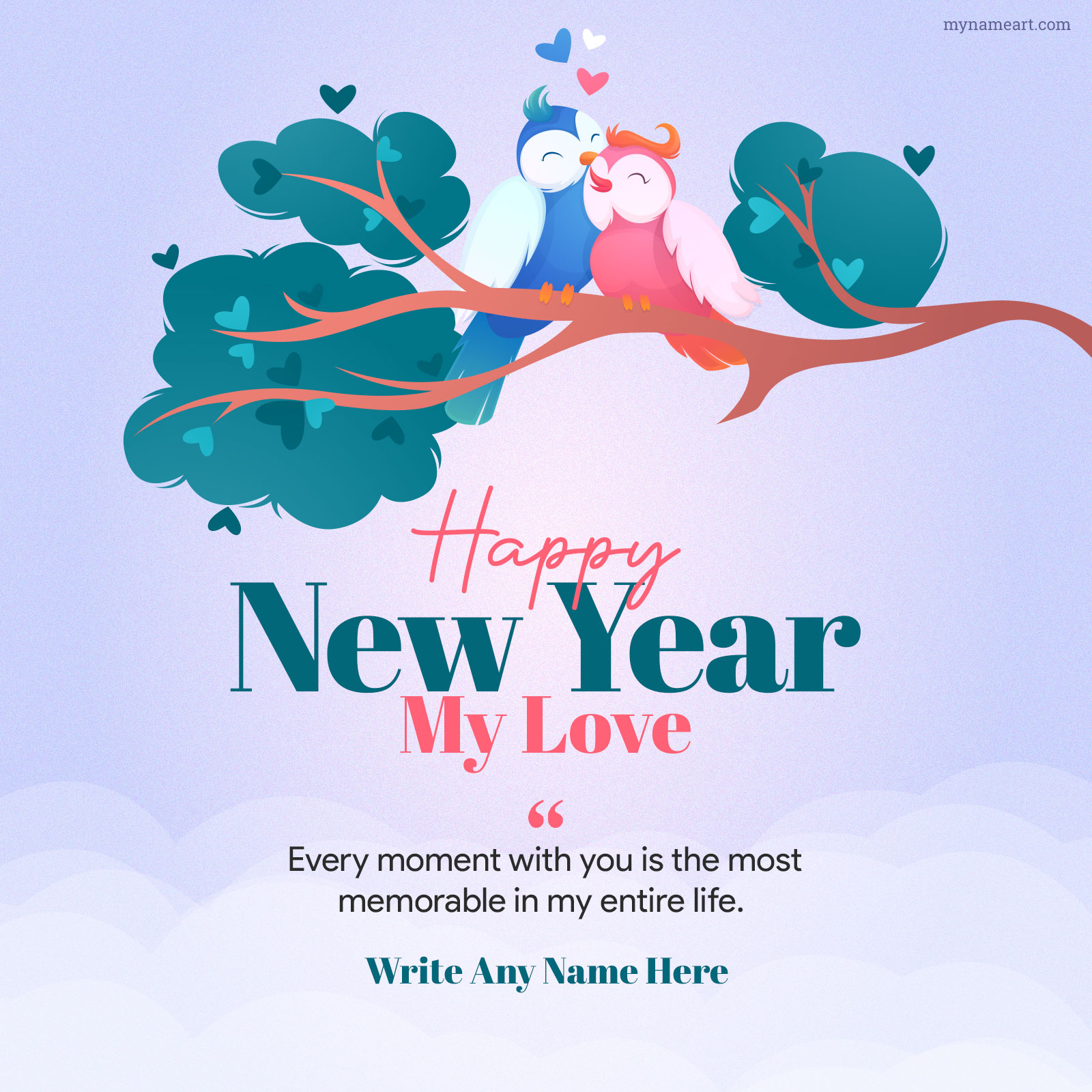 Happy New Year Wishes For My Love
