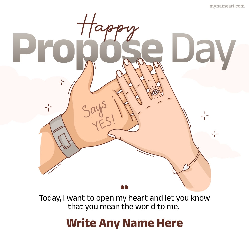Happy Promise Day Valentines Week Greeting Card