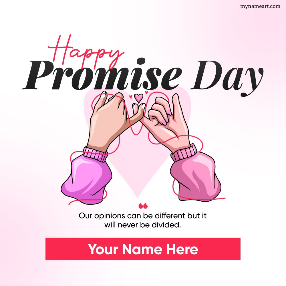 Holding Pinky Finger Image Happy Promise Day