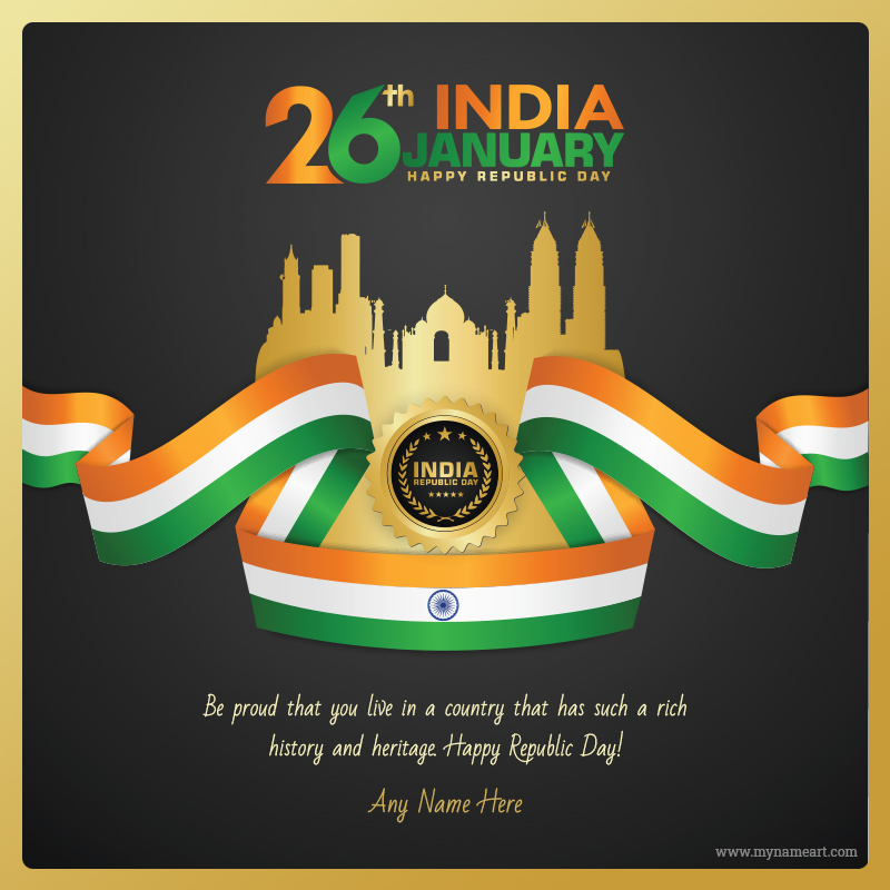 Happy Republic Day 2021 With Name Email your message in हिन्दी. happy republic day 2021 with name