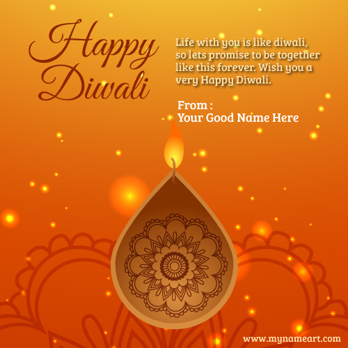 Happy Diwali Shayari In English Name Pictures Create Online