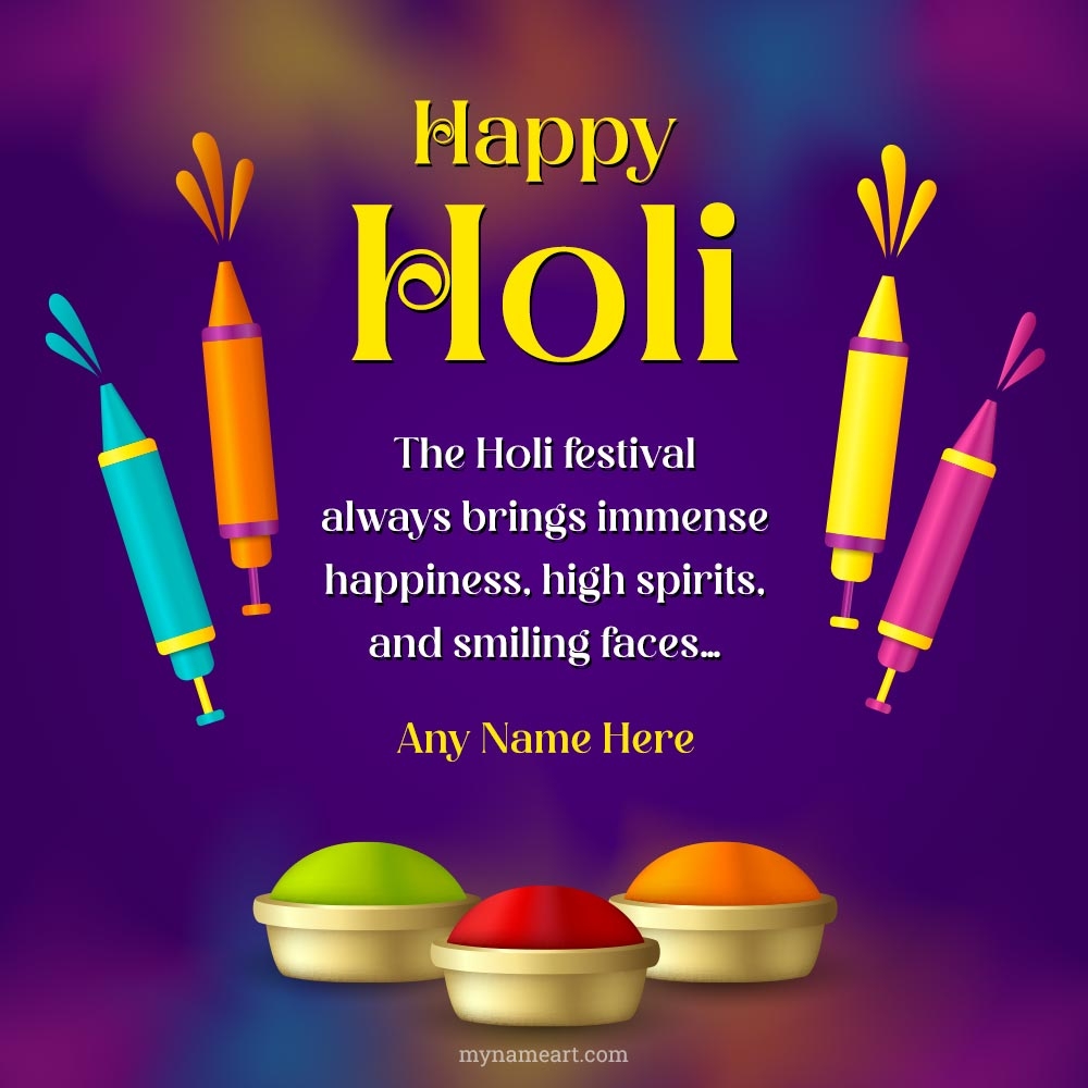 Holi Festival Wishes Message In English