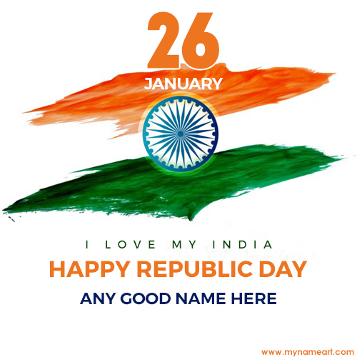 Republic Day 2022 Wishes With My Name Image