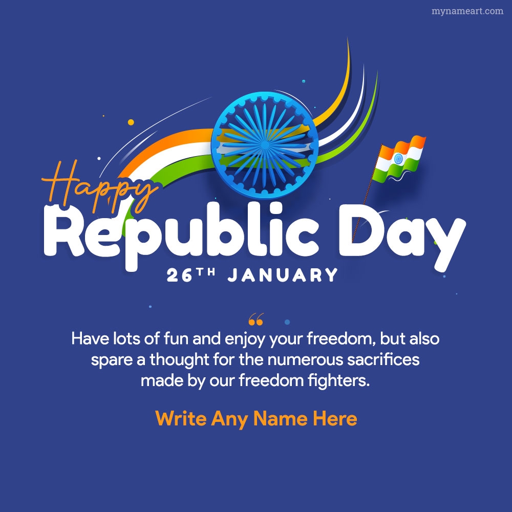 Republic Day of India Name Picture