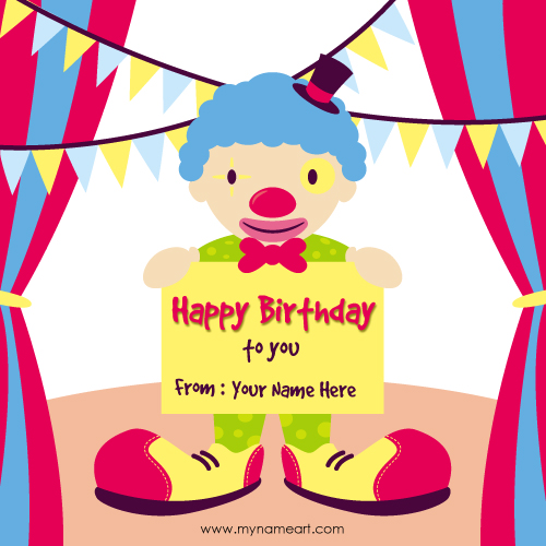Joker Wishing Happy Birthday Image For Children