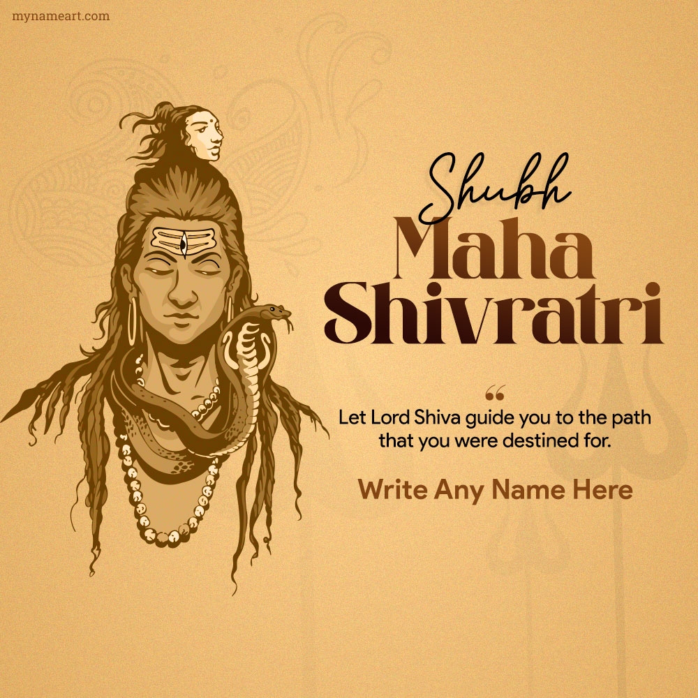 Free Online Editable Maha Shivratri Greetings Cards