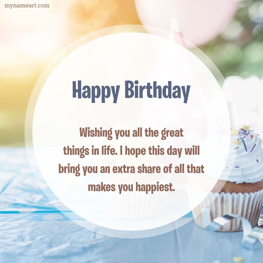 Lovely Birthday Concept With Quotes For Husband