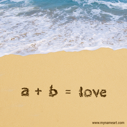 Lover Name Written In Sand Online Free