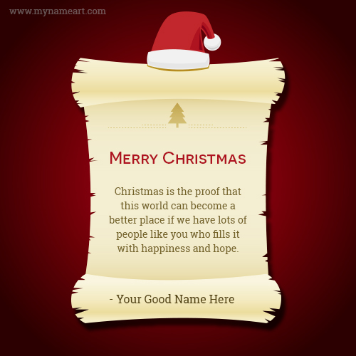 Merry Christmas Wishes Messages Image
