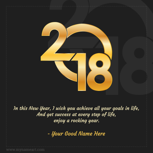 New Year Success Wishes Greeting Cards