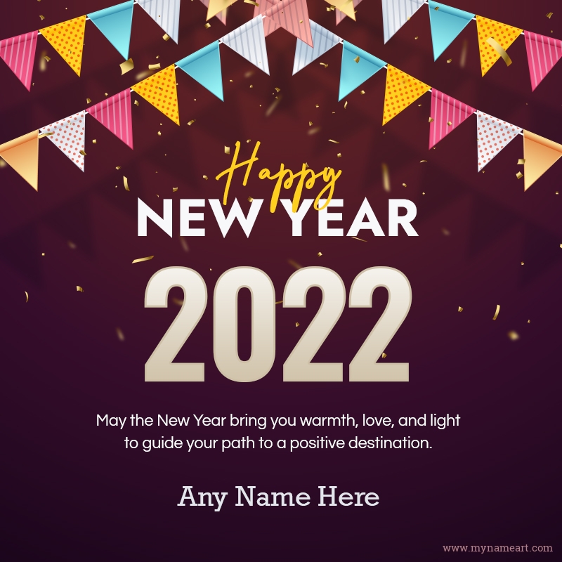 Happy New Year 2022 Love Photo