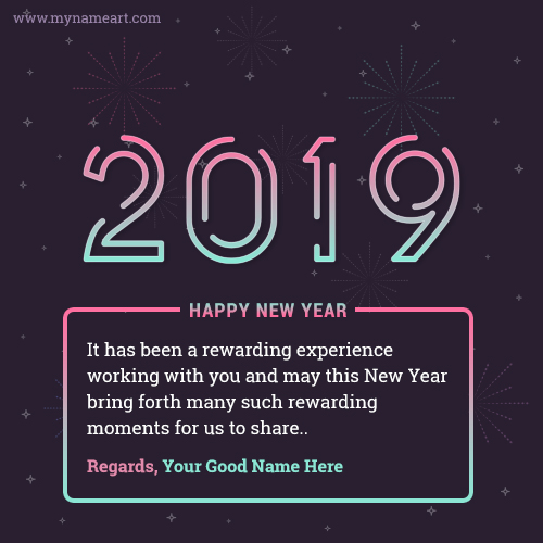 New Year Corporate Greetings 2019