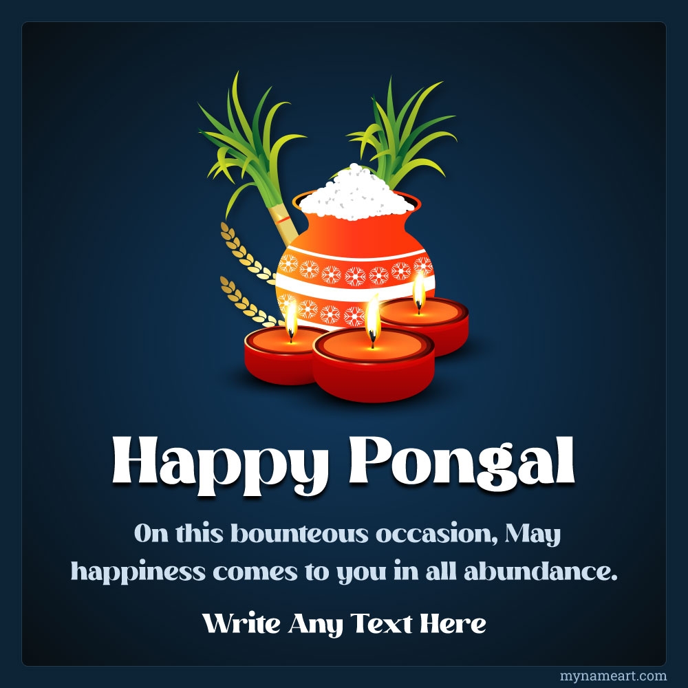 Free Happy Pongal Wishes Greeting Cards