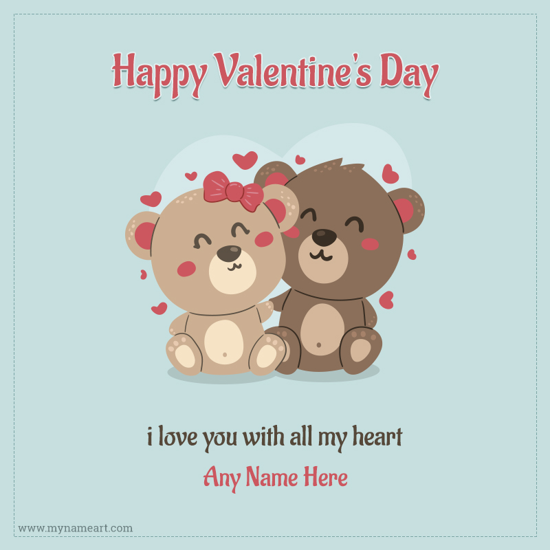 Romantic Valentines Day Wishes Quotes With Name