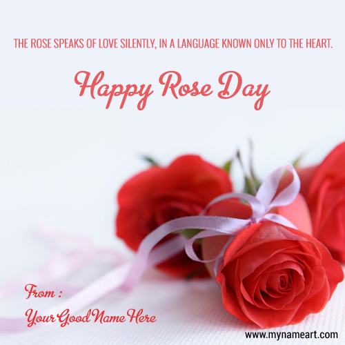 Happy Rose Day 2019 Wishes With Name